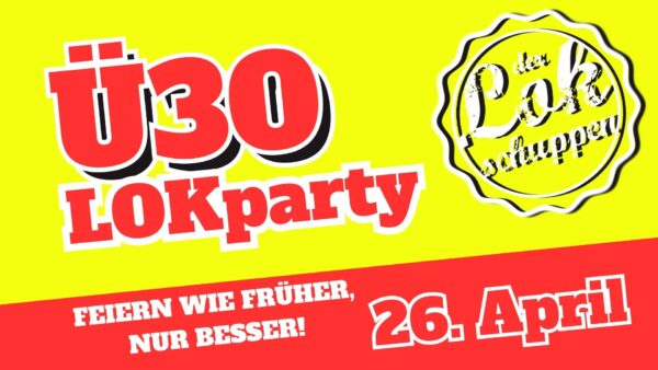 Ticket: Ü30 Party | SA 26.04