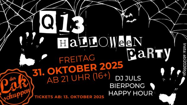 Ticket: Q13 - Halloweenparty 31.10.2025