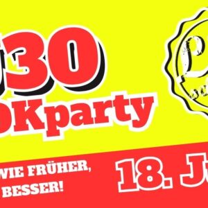 Ticket: Ü30 Party | SA 18.07