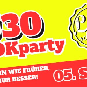 Ticket: Ü30 Party | SA 05.09