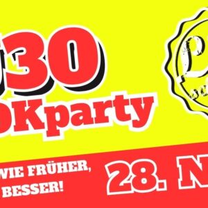 Ticket: Ü30 Party | SA 28.11