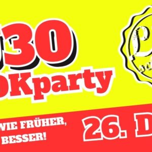 Ticket: Ü30 Party | SA 26.12
